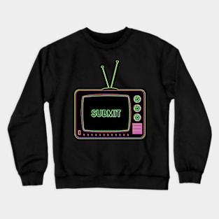 Retro TV | Submit | Pop Art Crewneck Sweatshirt